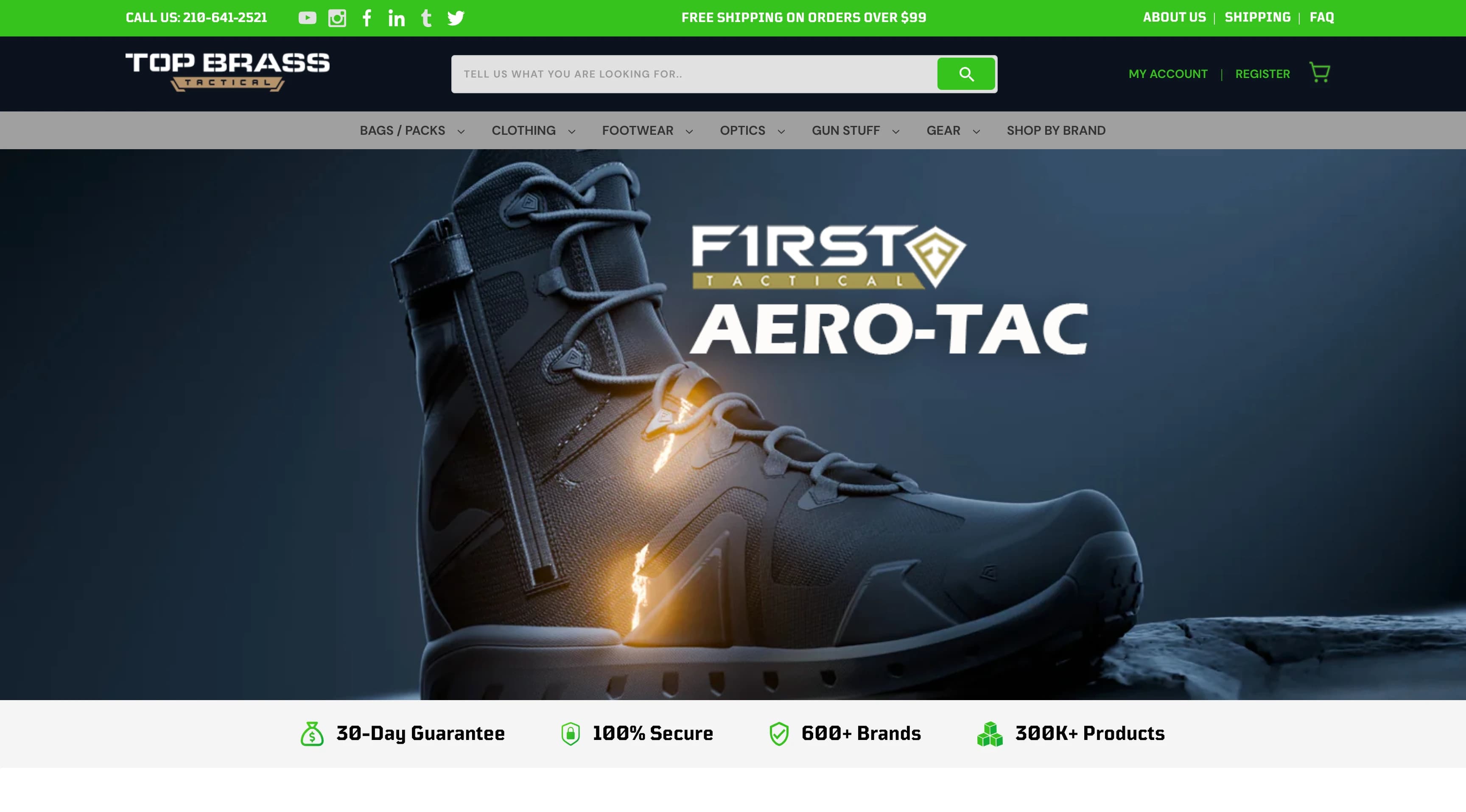 Laptop showing modern furniture website