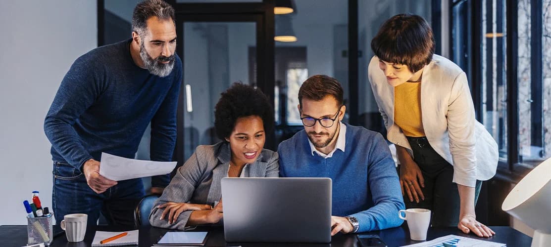 Team working together