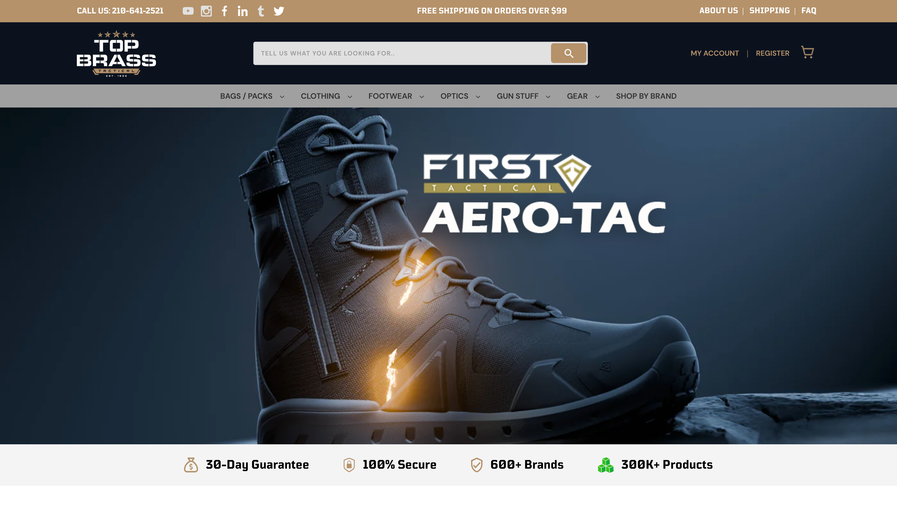 Top Brass — BigCommerce + SearchSpring